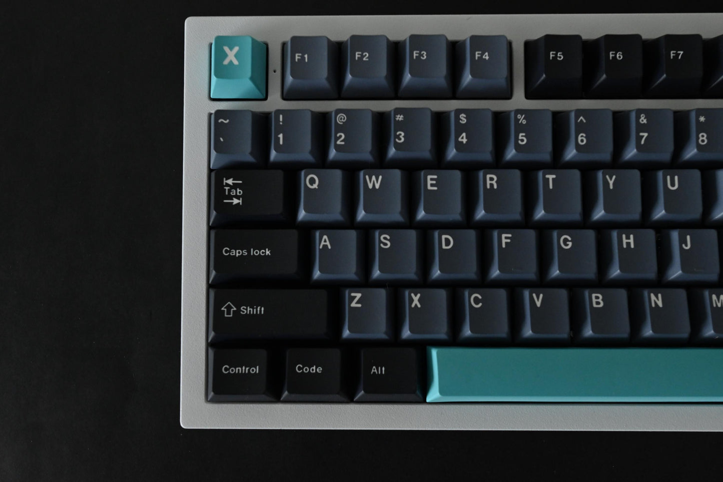 Modern Gray Black Theme Keycap Set