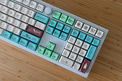 Cute Animal Village Life Keycap Set