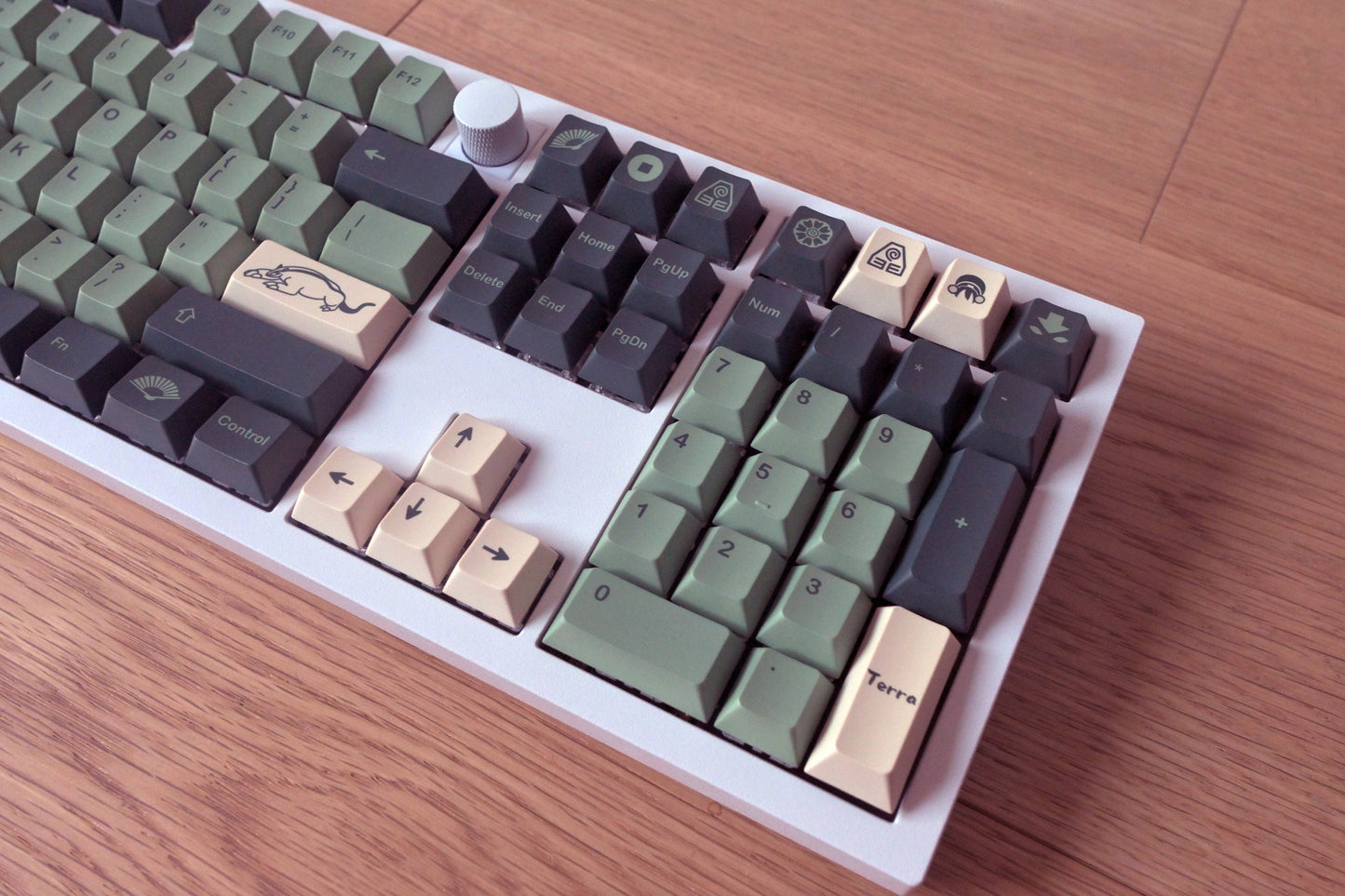Green Planet Nature Theme Keycap Set
