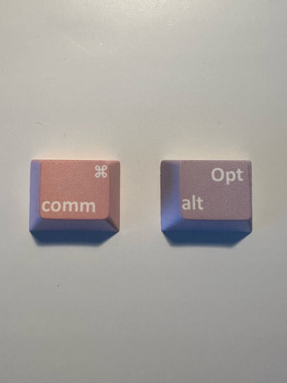 Backlit Pastel Rainbow Gradient Keycap Set