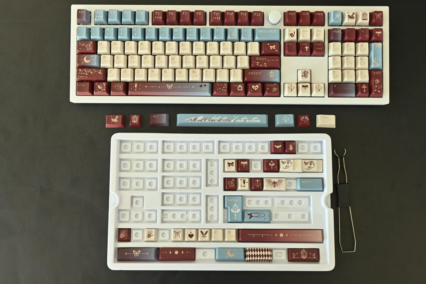 Enchanting Mysterious Moonlight Sky Astrology Theme Keycap Set