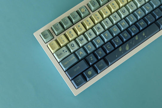 Cartoon Galaxy Gradient Keycap Set
