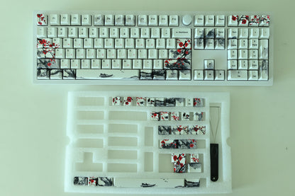 Sakura Cherry Blossom Japanese Keycap Set