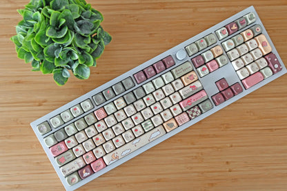 Cute Mushroom Forest Theme Keycap Set