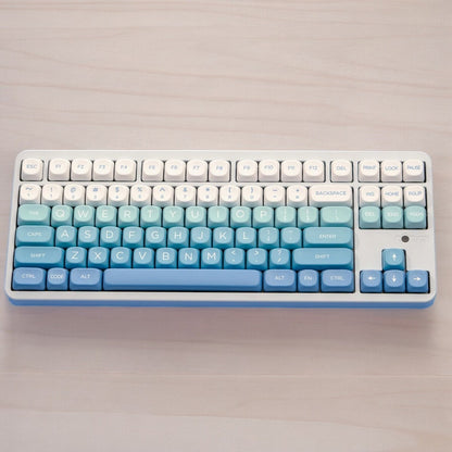 Glacier Ice Blue Gradient Keycap Set