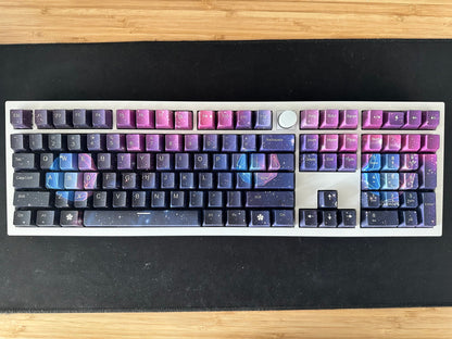 Starry Dark Night Sky Dream Keycap Set