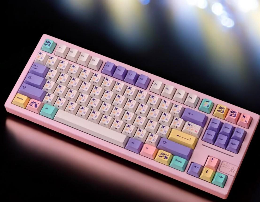 Super Star Pop Art Theme Keycap Set