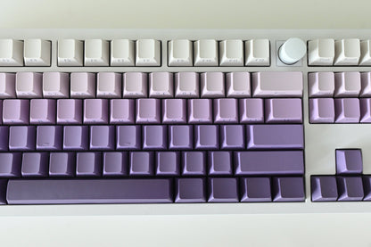 Backlit Dark Purple Gradient Keycap Set