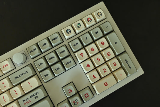 Retro Mario Video Game Keycap Set