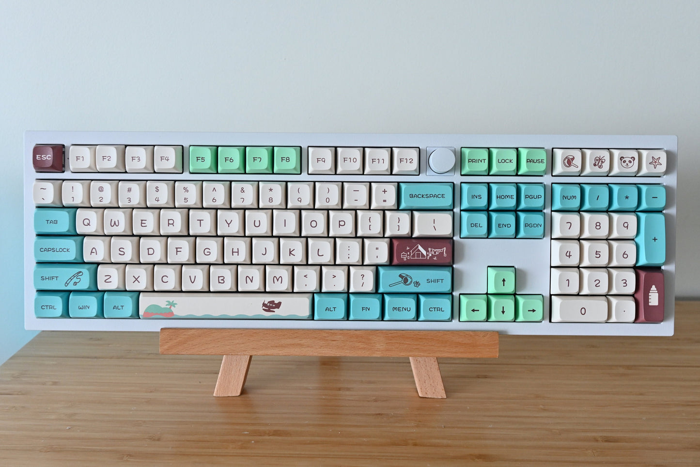 Cute Animal Village Life Keycap Set