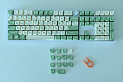 Cute Green Tea Matcha Theme Keycap Set