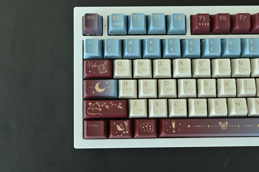 Enchanting Mysterious Moonlight Sky Astrology Theme Keycap Set