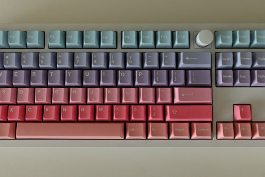 Aurora Sunset Gradient Keycap Set