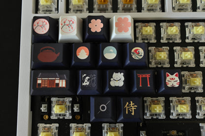 Japanese Sakura Cherry Blossom Design Keycaps