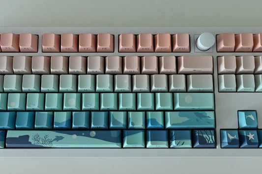Aqua Dream Deep Ocean Theme Keycap Set