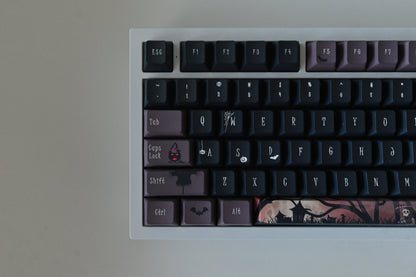 Spooky Cartoon Halloween Keycap Set