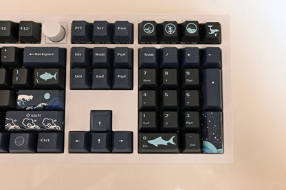 Stormy Ocean Waves Keycap Set