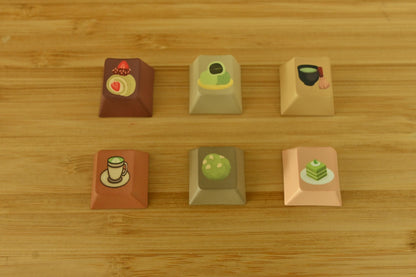 Cute Mushroom Forest Theme Keycap Set