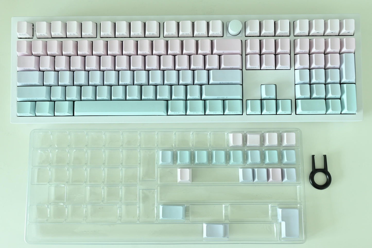 Fairy Cloud Sky Backlit Side Print Keycap Set