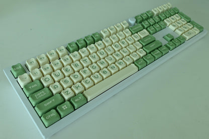 Cute Green Tea Matcha Theme Keycap Set